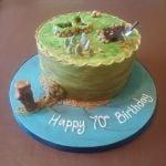 Orkney Isles 70th birthday cake