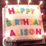 Alison birthday cake