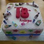 Andrews 18th cake