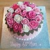 birthday roses cake