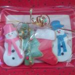 christmas iced biscuits tray