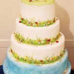 Updated Summer Lovin' wedding cake