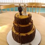 Tree Trunk wedding cake