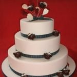 Christmas Puddings Wedding cake