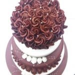 Chocolate Wedding cake 1