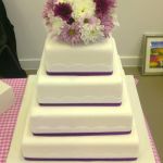 Fresh Flowers wedding cake